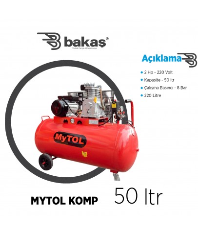 50 Lt Kompresör - Bakaş Makina