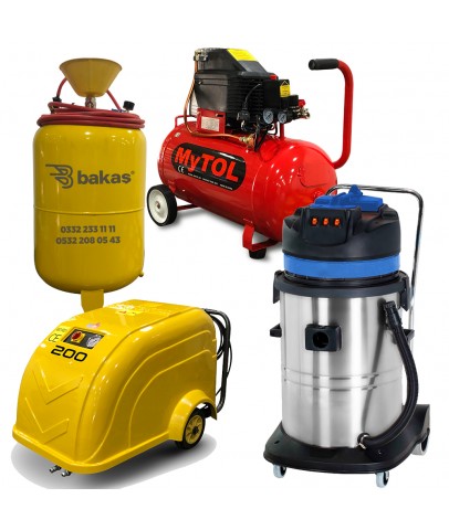 4'Lü italyan Oto Yıkama Seti Büyük Kampanya - Bakaş Makina